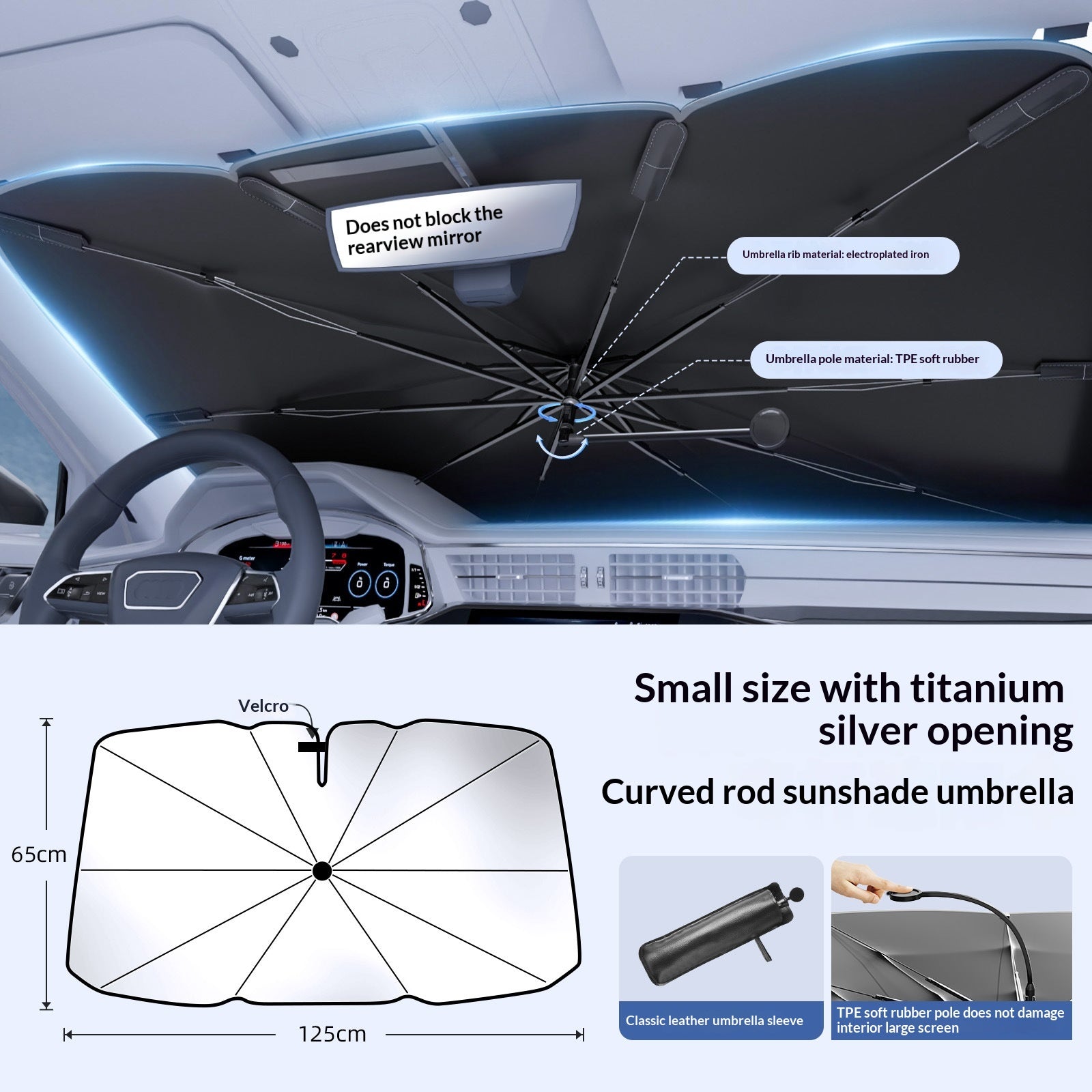 Summer Car Front Windshield Sunshade