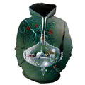 Santa Claus 3D Print Hooded Vest
