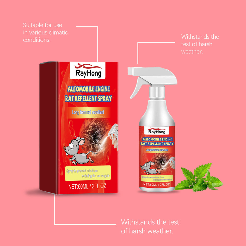 Rayhong Car Engine Rodent Repellent Spray - Car-Specific Rodent Repellent Spray For Car Engine Compartment Rodent Repellent