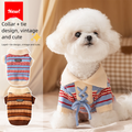 Warm Knitted Striped Pet Sweater