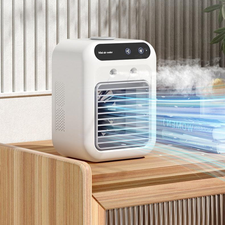 Mini Water-Cooling Air Cooler Fan with Humidifier
