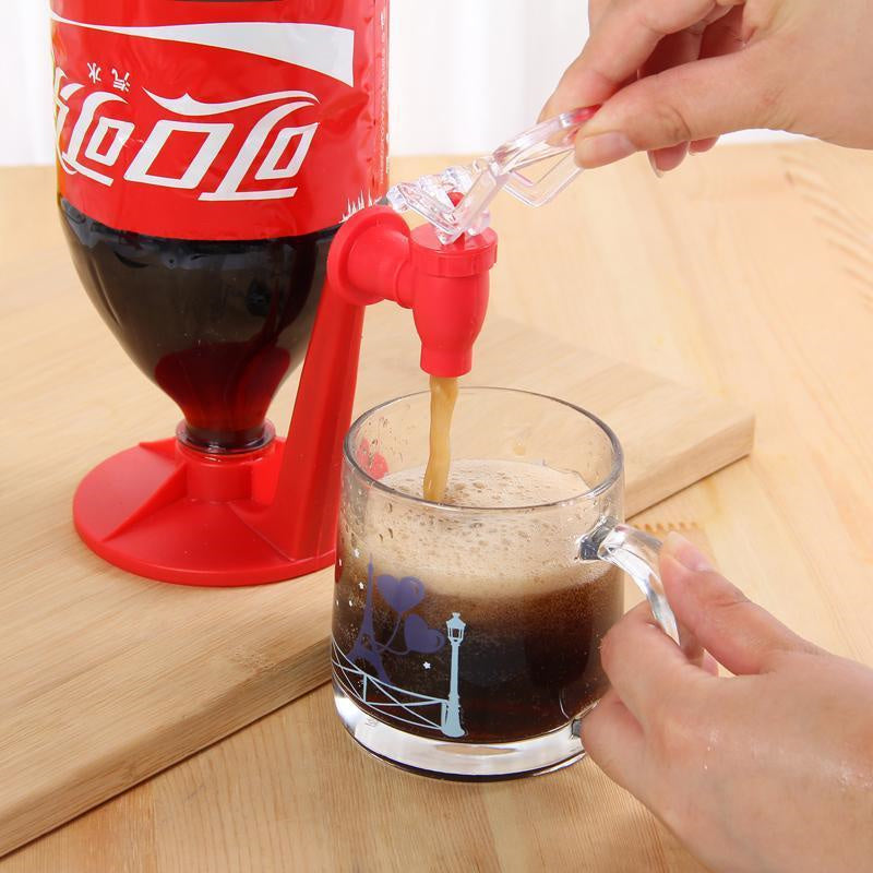 Upside-Down Soda Dispenser Bottle