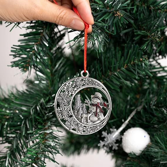 Christmas Snowman Hanging Ornament Holiday Tree Decoration
