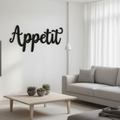 "Appetit" Script Metal Kitchen Wall Art