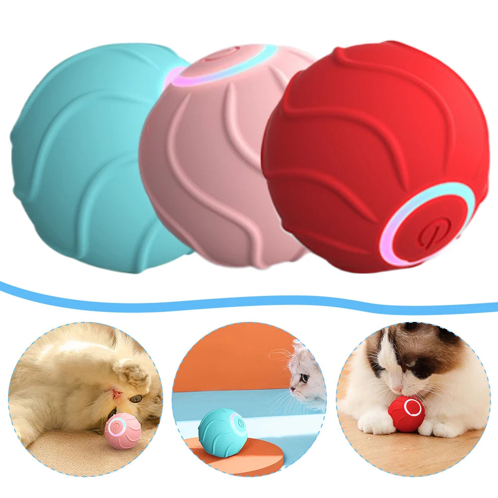 Smart Rolling Ball Cat Toy