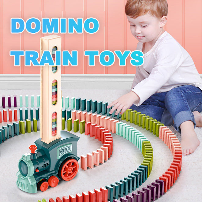 Automatic Domino Train Toy Set