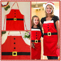 Red Merry Christmas Apron