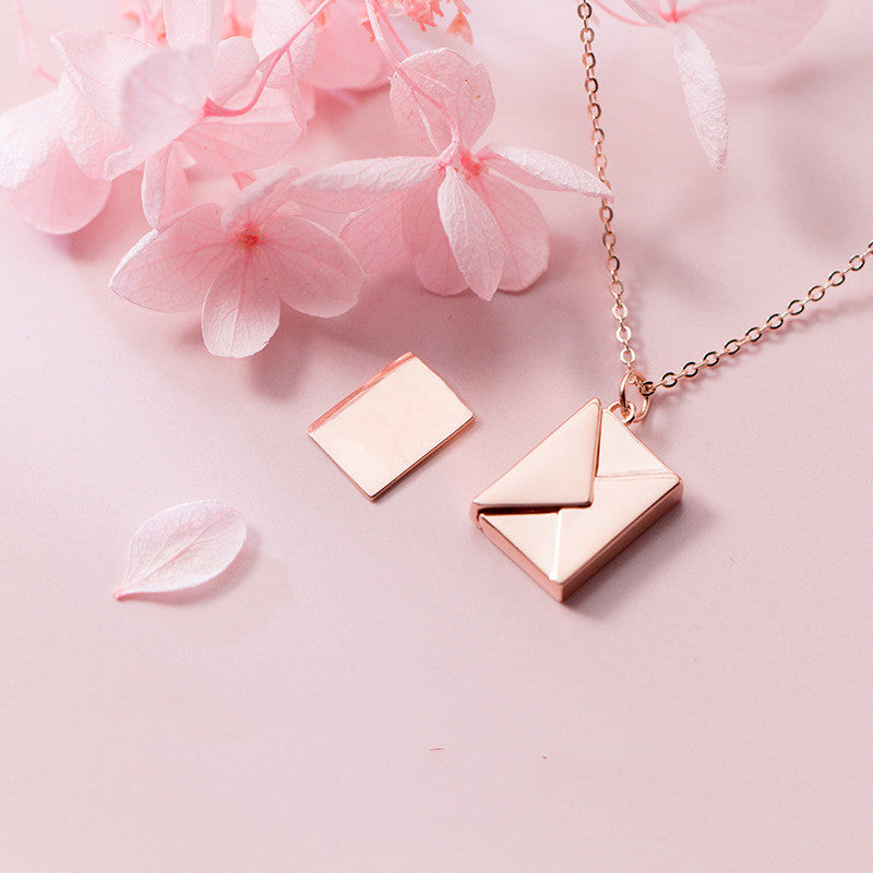 Love Letter Envelope Pendant Necklace