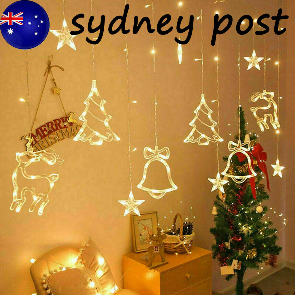 Star LED Fairy Window Curtain Lights