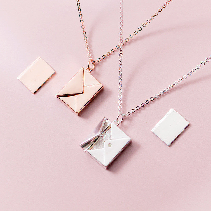 Love Letter Envelope Pendant Necklace