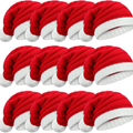 12-Pack Christmas Knitted Elf Hats with Pompom
