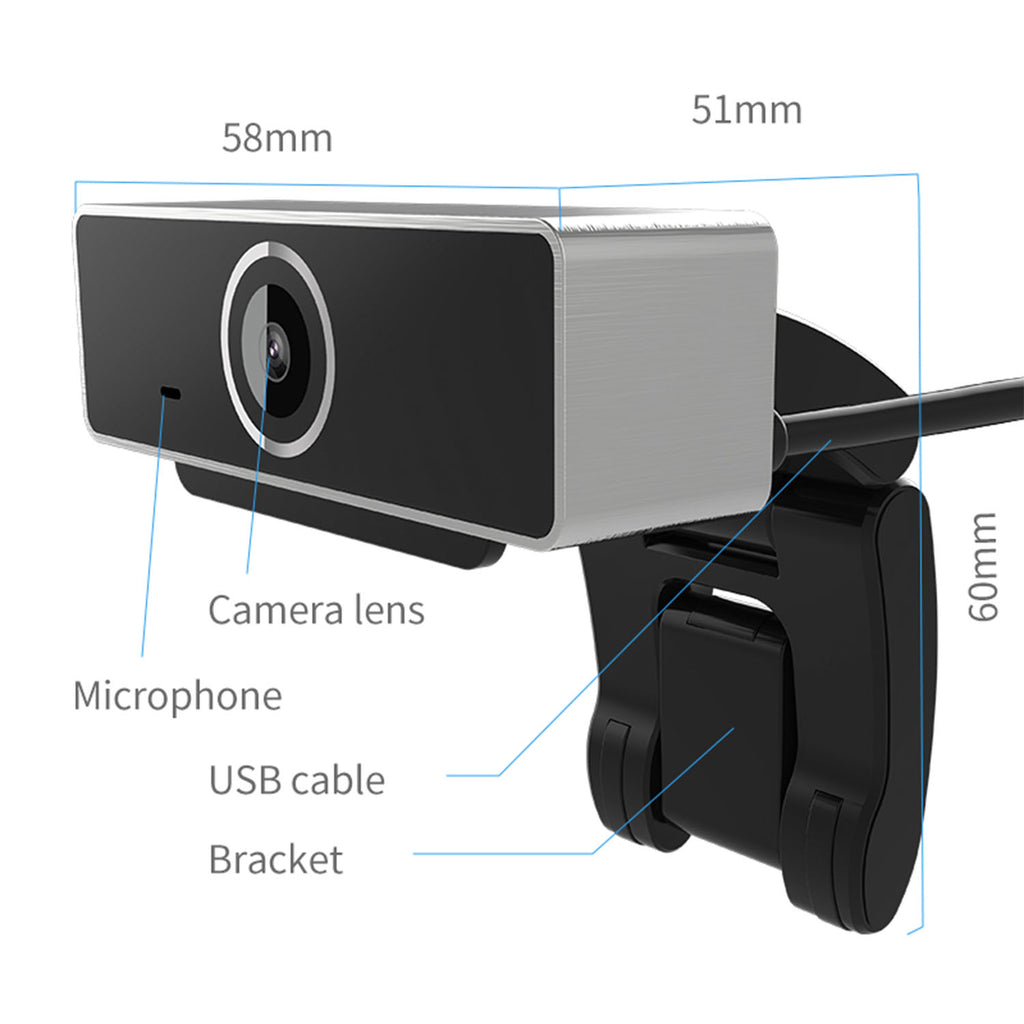 1Pc FHD 1080P Webcam USB PC Computer Webcam Auto Focus