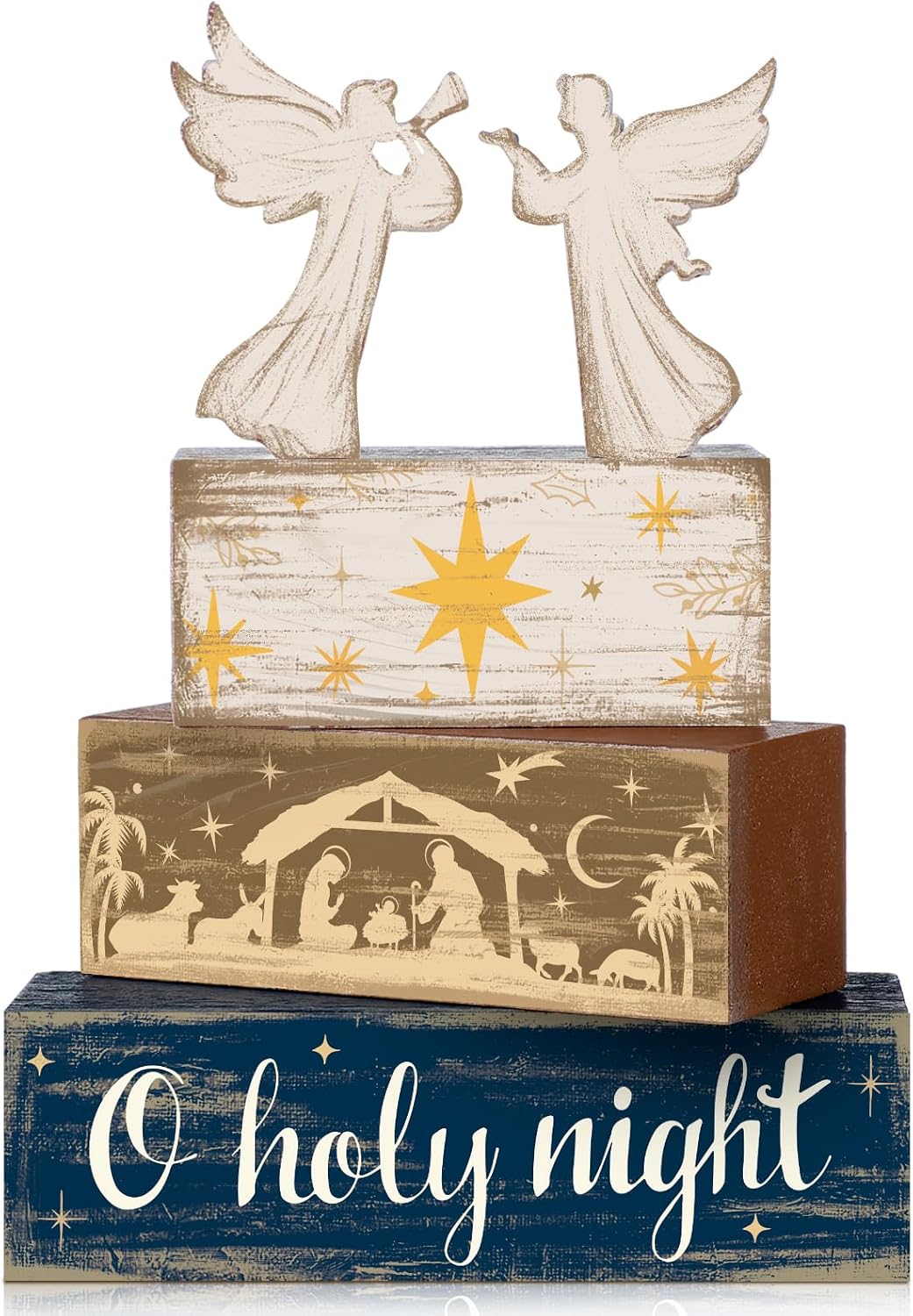 Christmas Angel Table Decorations - 4 Pack