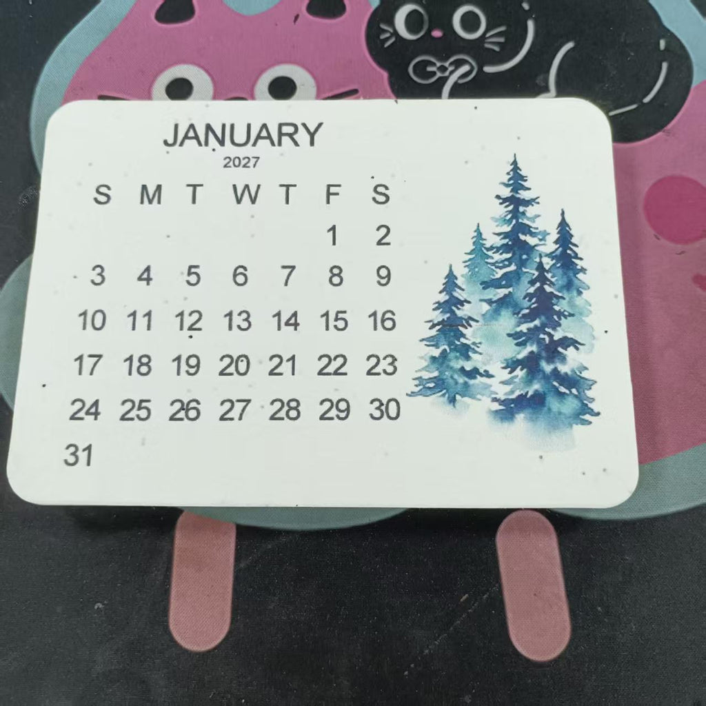 Plantable Seed Paper Calendar