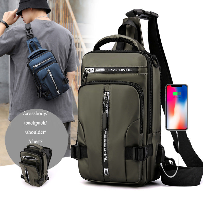 Men's Multifunction Crossbody Chest Bag