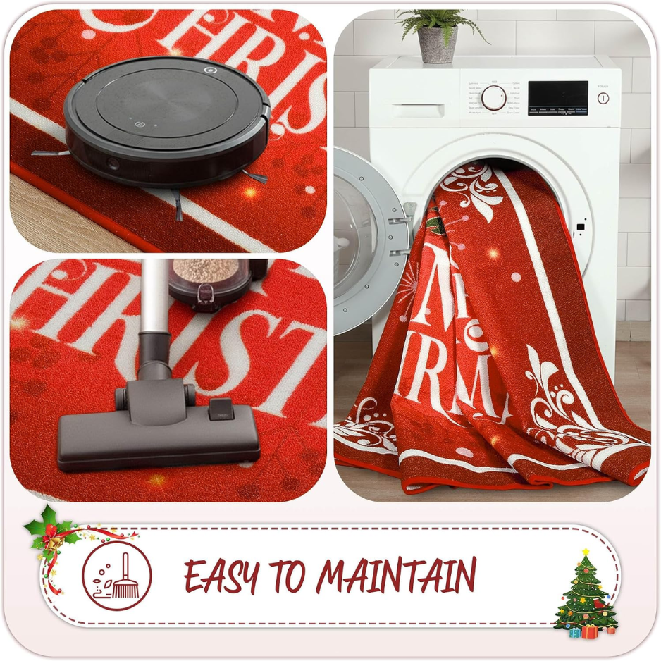 Merry Christmas Santa Welcome Door Mat & Area Rug
