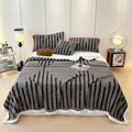 1PC Textured Jacquard Throw Blanket, Thick Warm Plush Fleece Blanket