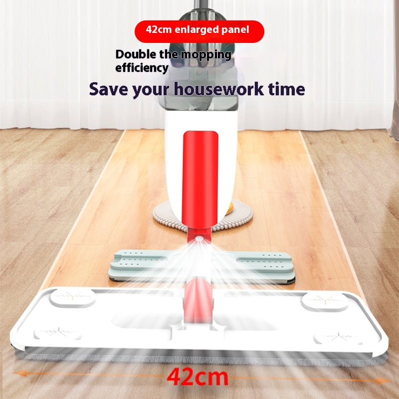 Rotating Water-Spray Mop, Wet and Dry Use
