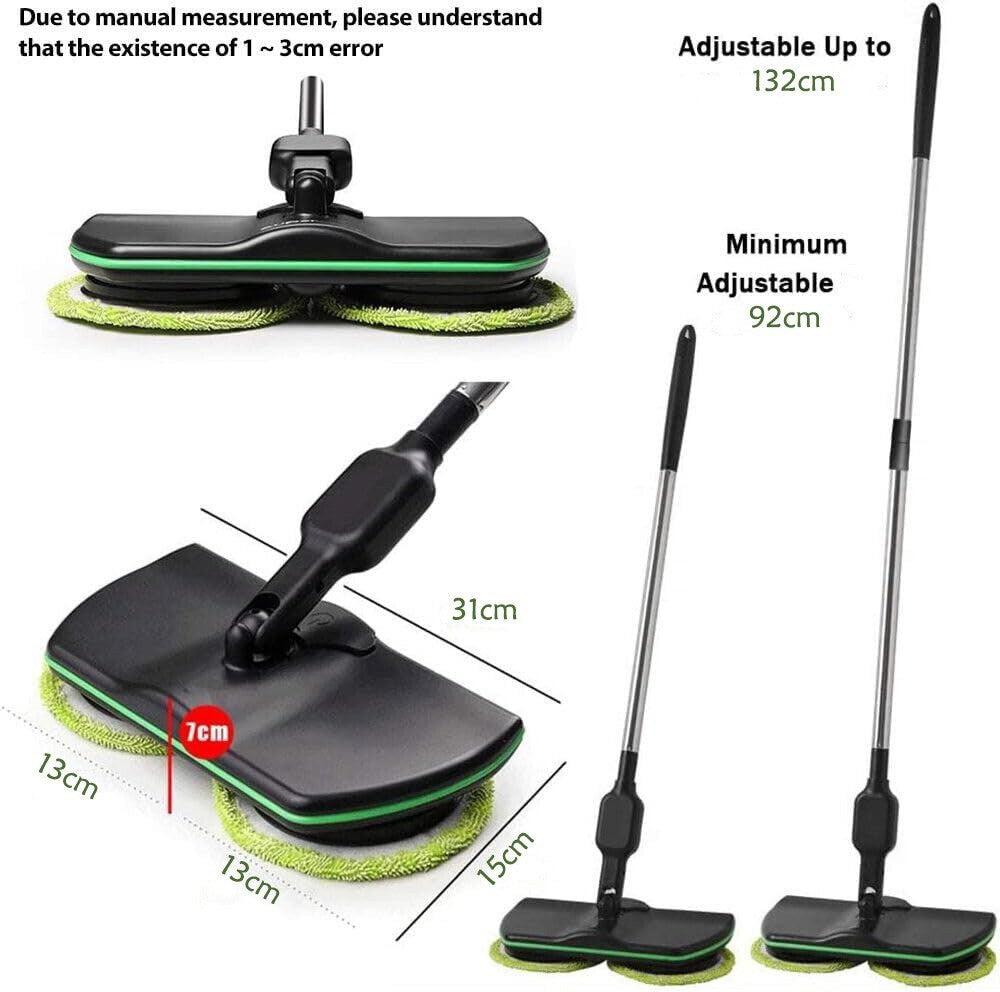 UK Cordless Power Electric Spinning Mop Rechargeable Floor Cleaner Scrubber