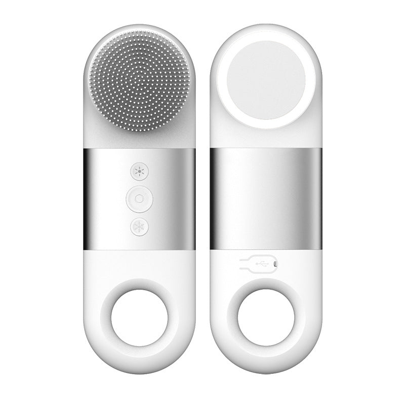Silicone Ultrasonic Household Portable Charging Facial Cleaner Pore
