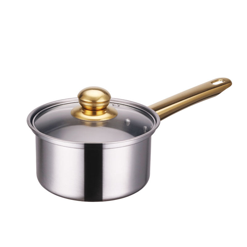12Pcs Stainless Steel Casserole Saucepan Stock Pot Set Kitchen Induction Cookware