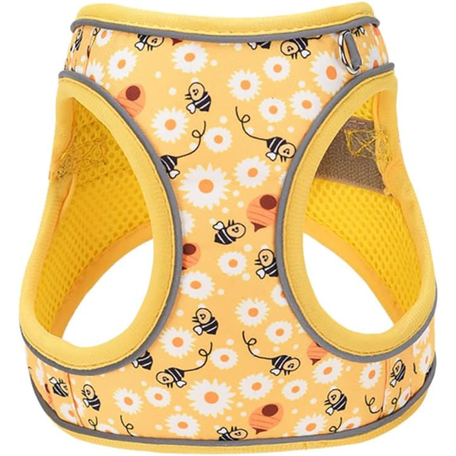 Dog Harness And Leash Set, Pet Vest Harness, Bee XS