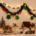 DIY Felt Christmas Ornament Light Strip