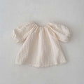 Spring And Autumn New Plaid Solid Color Baby Jumpsuit
