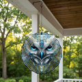Handcrafted Cat Mandala Wind Chime