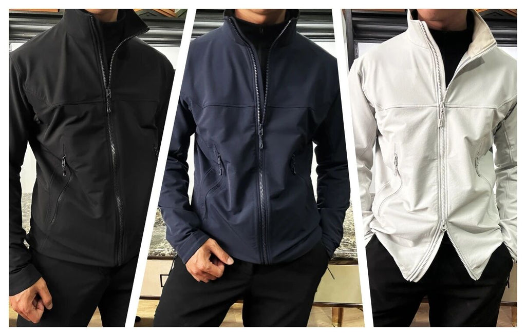 Men's Slim-Fit Fleece-Lined Softshell Jacket