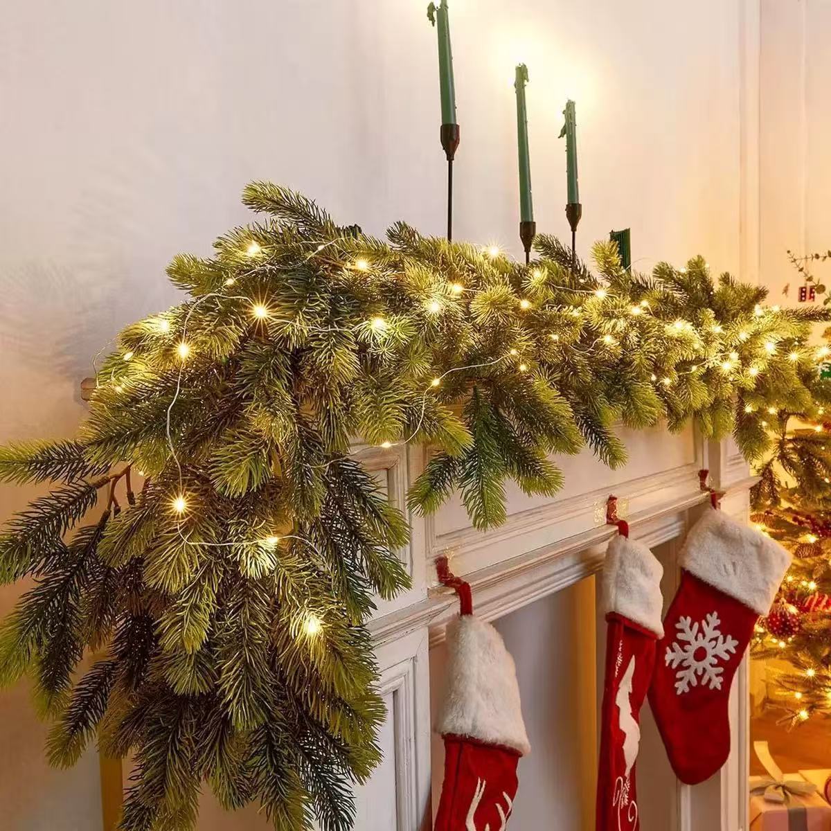 Decorative Rattan Ball String Lights