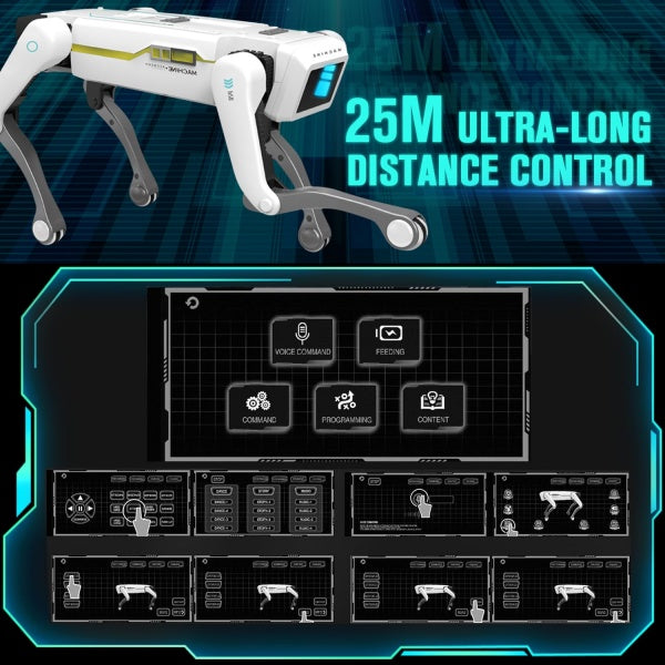 Intelligent AI RC Robot Dog Voice Dialogue APP Remote Control Programming Singin