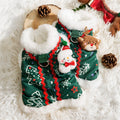 Christmas Dog Shirt with Snowman Patch