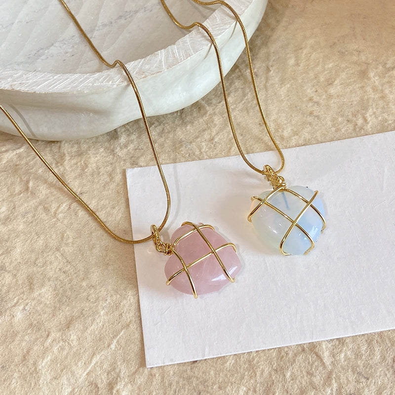 Girls' Moonstone Princess Necklace