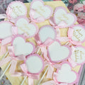 Birthday Cake Decoration Blank Writable Bowknot Flower