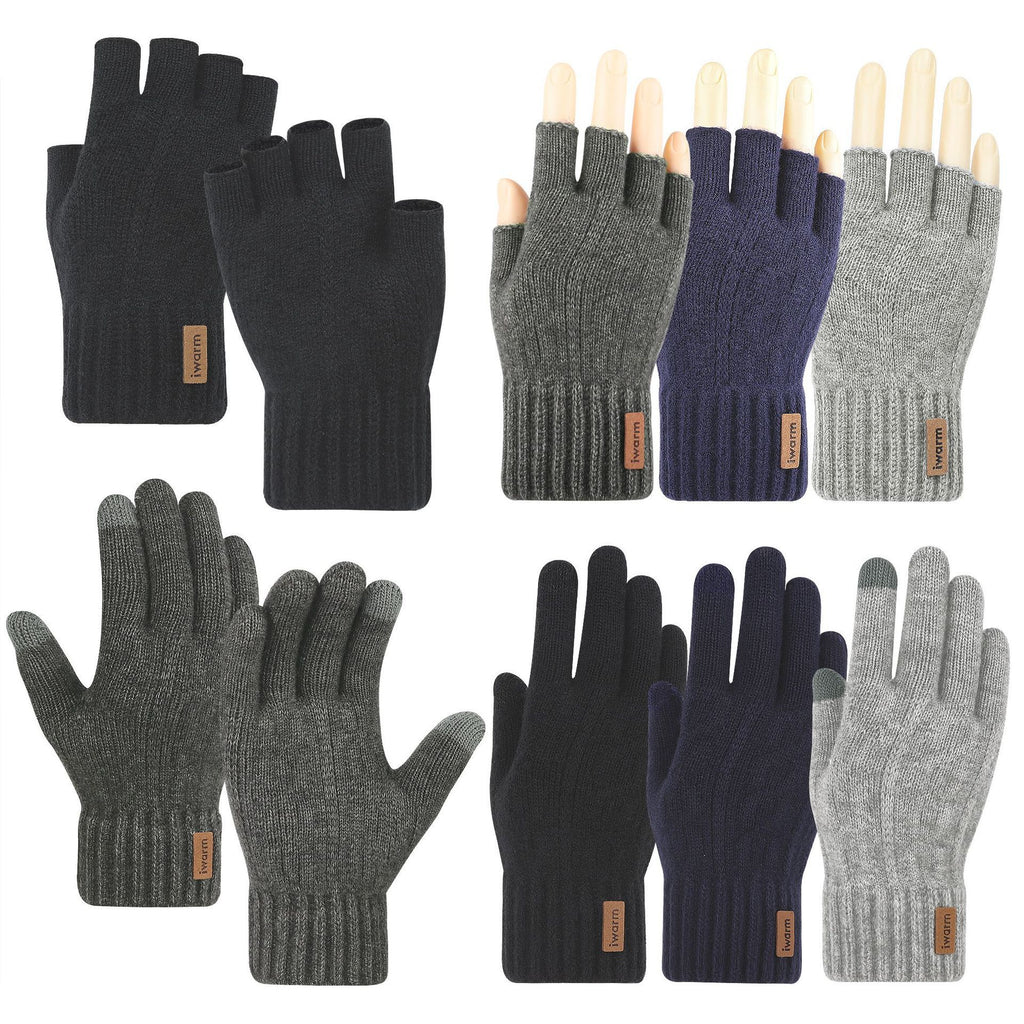 Unisex Touch Screen Gloves Winter Warm Knitted Gloves