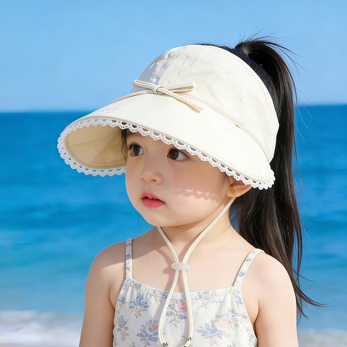 Lace Wide-Brim Sun Hat