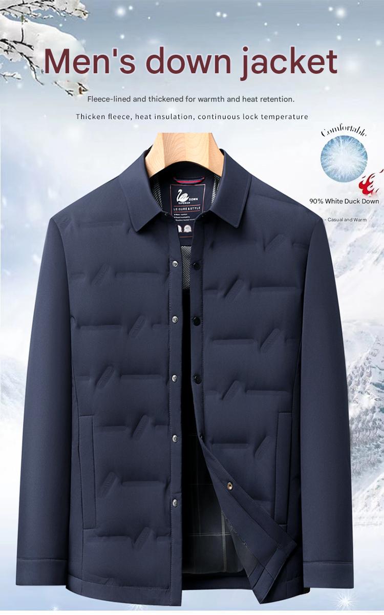 Men's Lightweight Short Down Jacket
