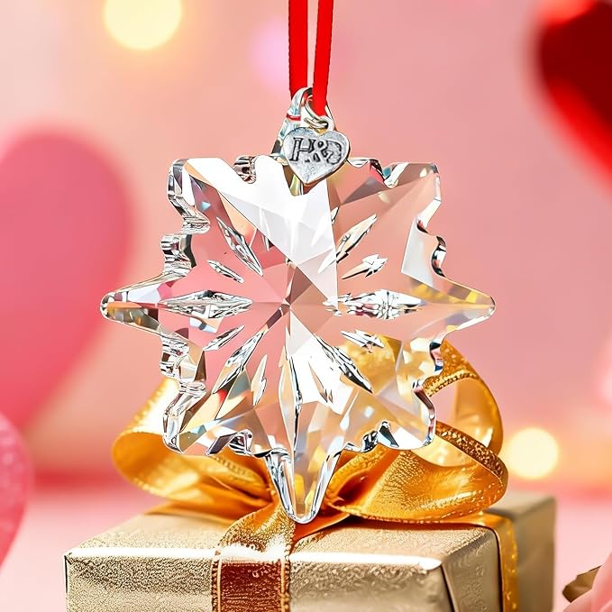 Crystal Snowflake Suncatcher