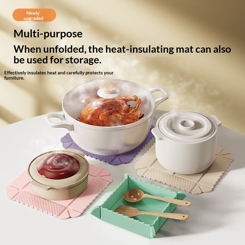 Foldable Silicone Hot Dish Placemat