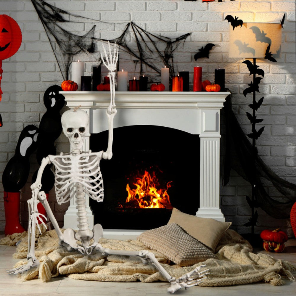 5.4 FT Halloween Skeleton Decoration Life Size Large Skeleton