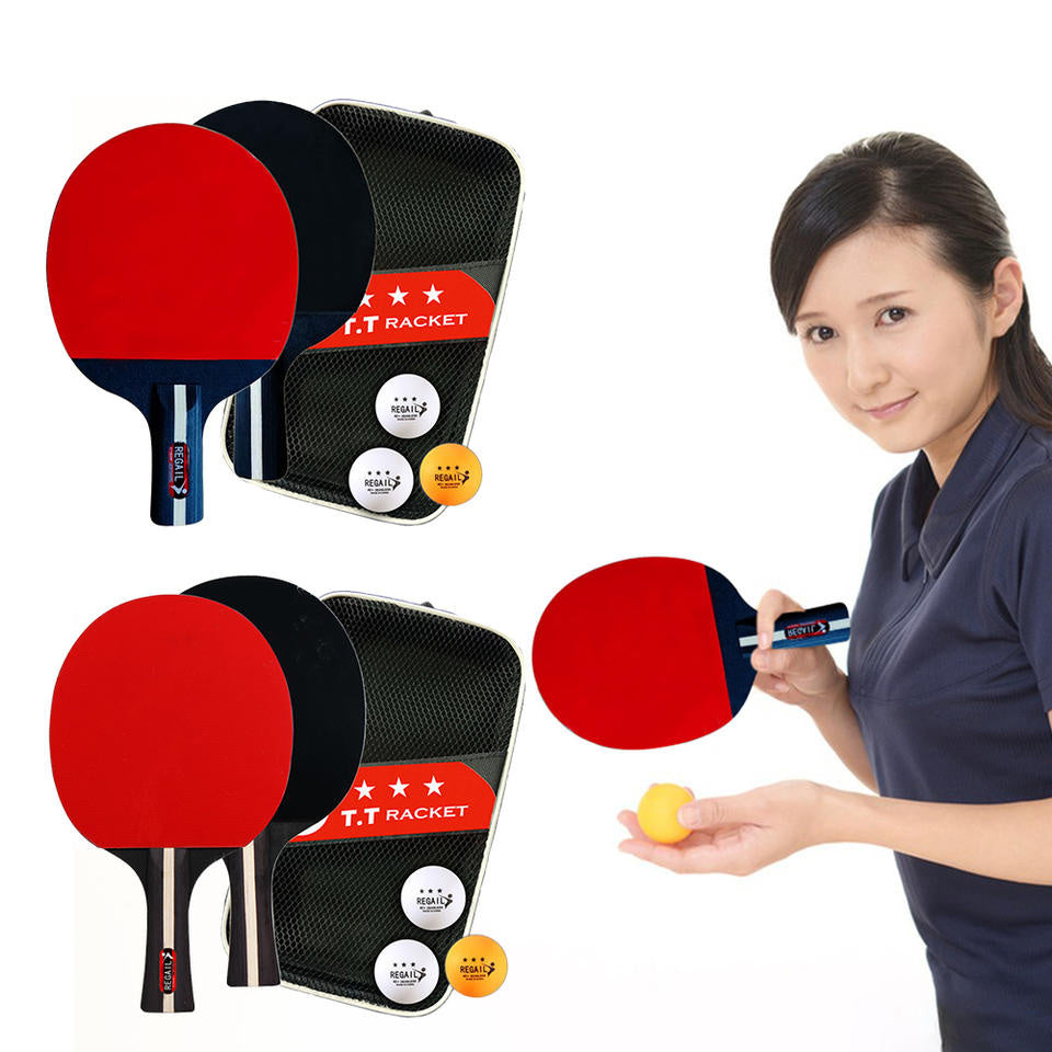Table Tennis Set (2 Paddles & 3 Balls)