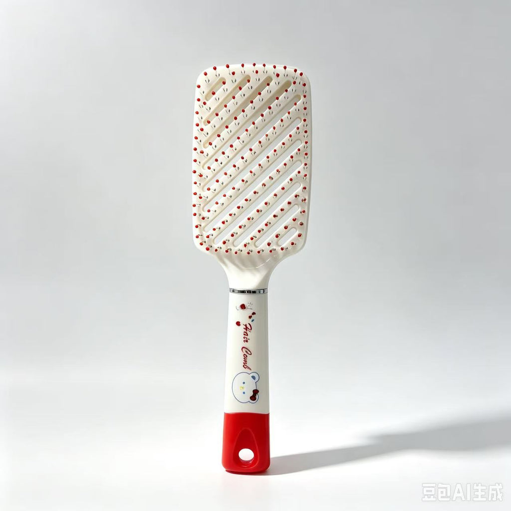 Cute Bear Vented Paddle Hair Brush