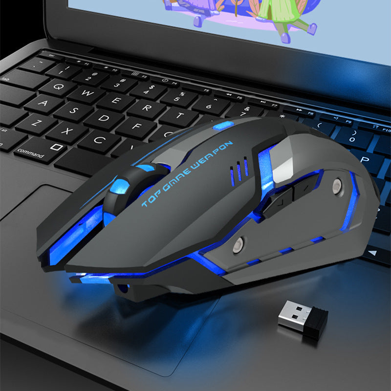 Wireless Rechargeable Silent Gaming Mouse