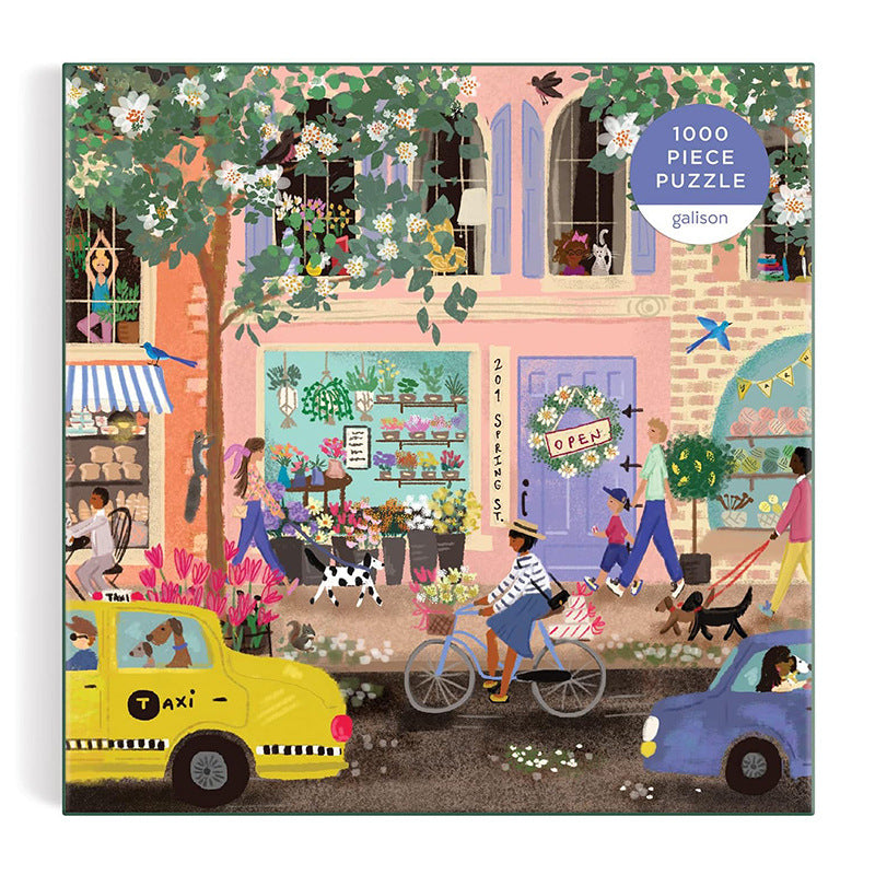 Spring Street Paper Jigsaw Puzzle