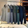 Men's Quarter-Zip Knit Fleece Pullover