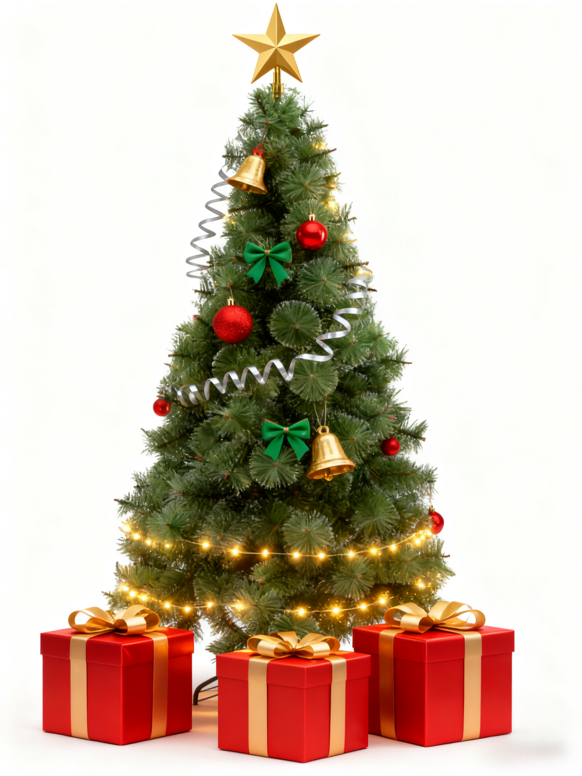 150 cm Snowflake Pine Needle Christmas Tree