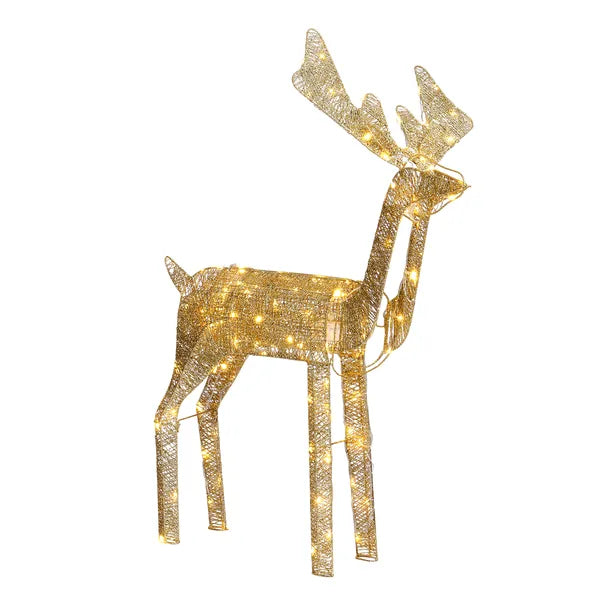 3.6FT Motorized Reindeer With Shaking Head