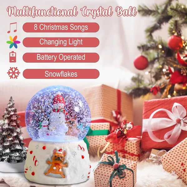 Christmas Gingerbread Village Snow Globe