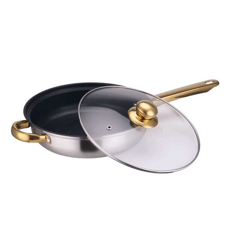 12Pcs Stainless Steel Casserole Saucepan Stock Pot Set Kitchen Induction Cookware